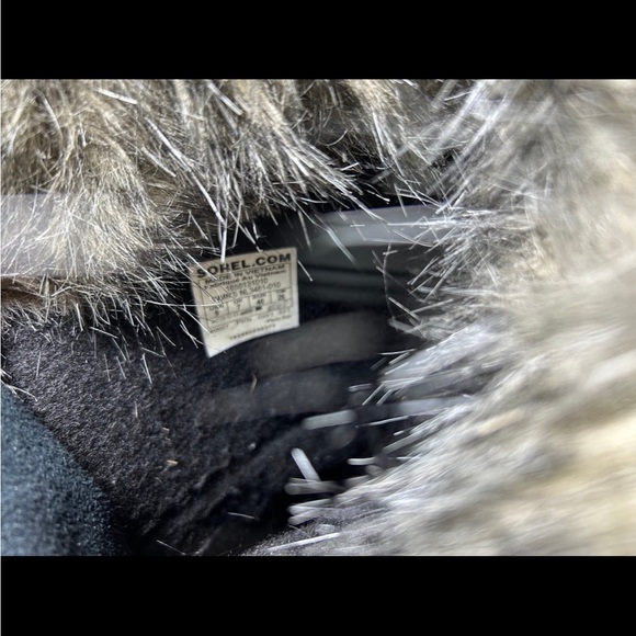 Sorel NL3481 Joan of Arctic Women’s Waterproof Black Leather Booties Boots Sz 9 - Picture 9 of 9